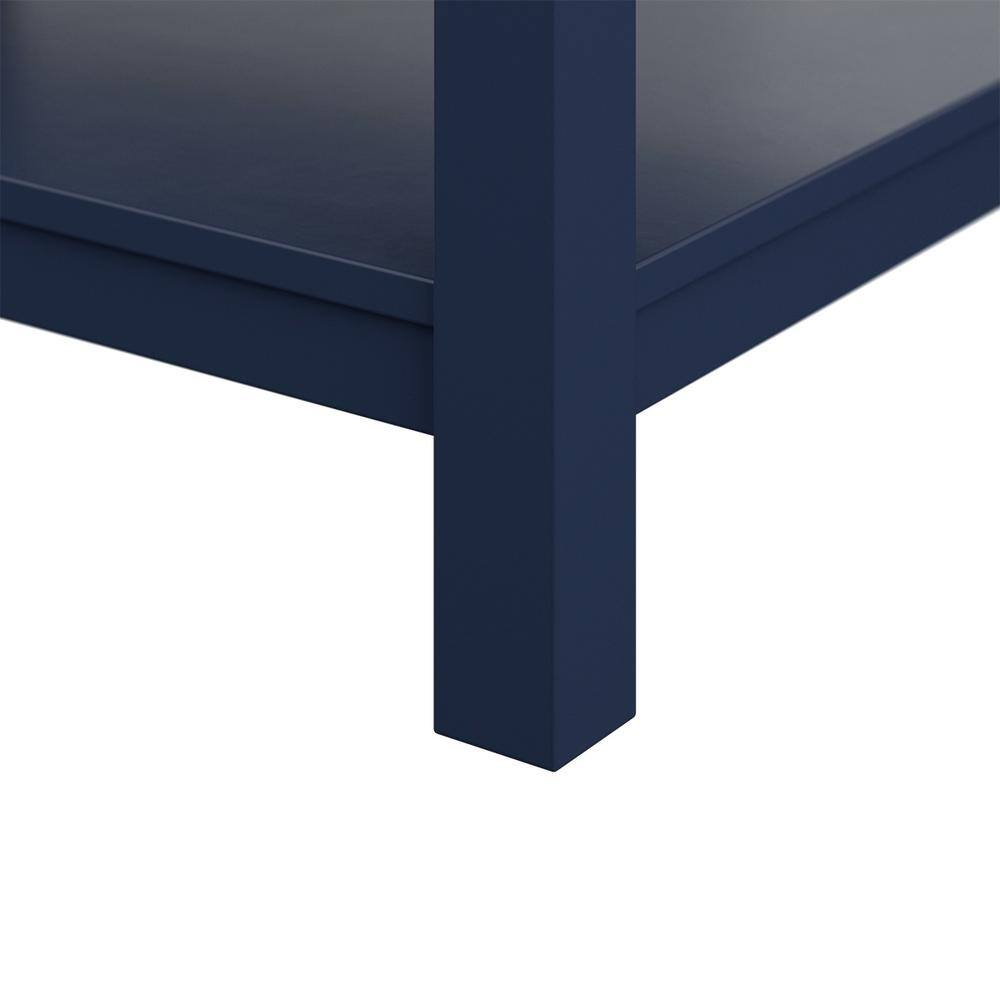 Affinity 31" Single Sink Vanity with White & Gray Carrara Marble Top - Design Element Bath Kitchen - Bathroom Vanity - White