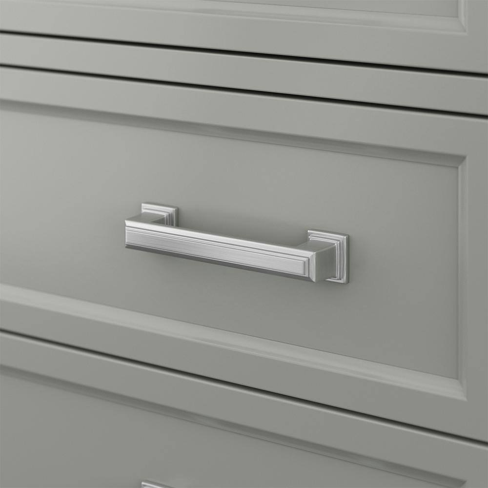 Affinity 31" Single Sink Vanity with White & Gray Carrara Marble Top - Design Element Bath Kitchen - Bathroom Vanity - White