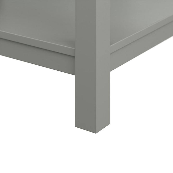 Affinity 31" Single Sink Vanity with White & Gray Carrara Marble Top - Design Element Bath Kitchen - Bathroom Vanity - White