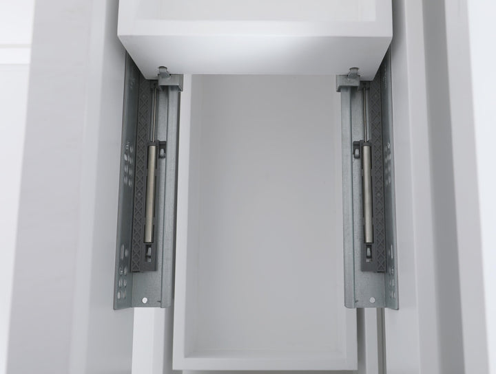 Monaco 48" Single Sink Bathroom Vanity Base Cabinet without Top - Design Element Bath Kitchen - Bathroom Vanity - Cloud White