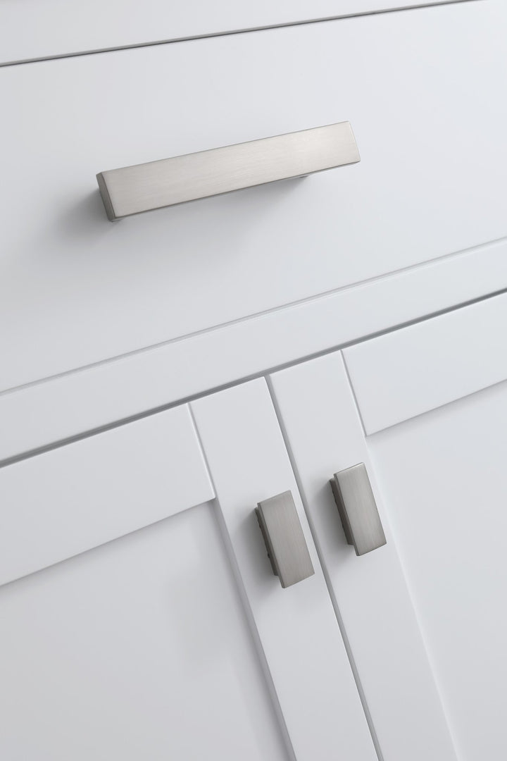 London 29.5" Single Sink Vanity Cabinet Only in White - Design Element Bath Kitchen - Bathroom Vanity -