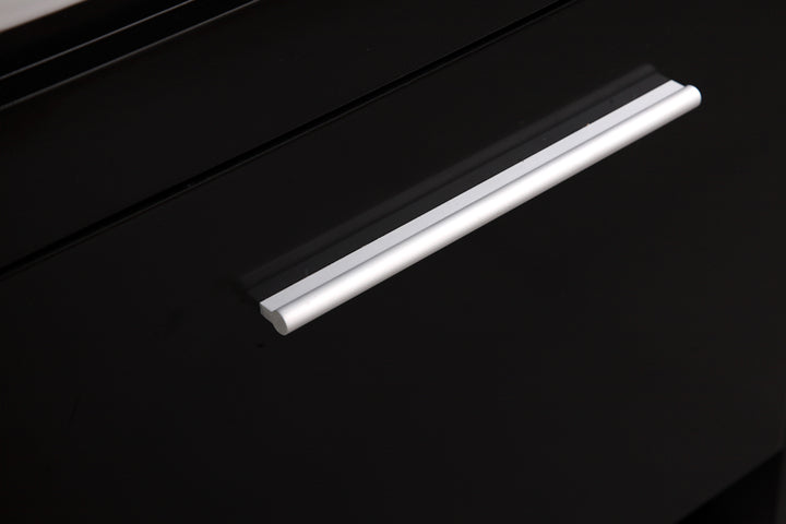 New York 24" Single Sink Vanity in Espresso with Integrated Porcelain Top - Design Element Bath Kitchen - Bathroom Vanity - Included