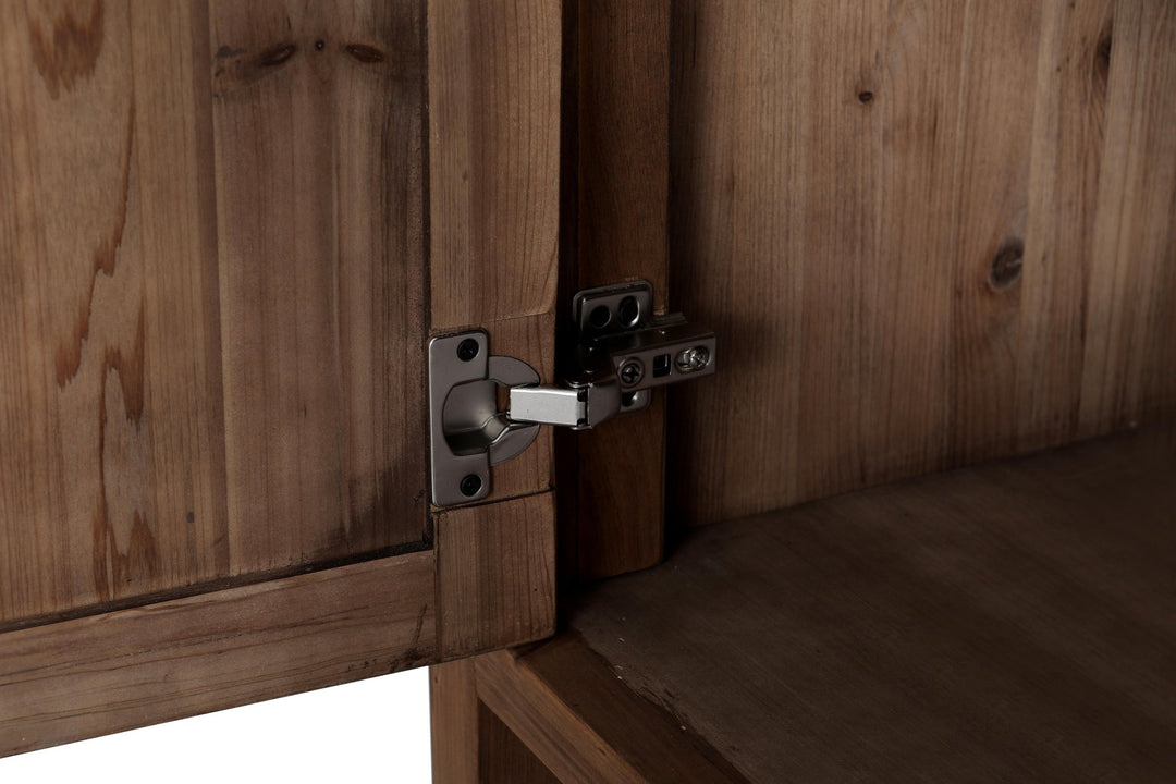 Austin 36" Vanity Base Built With Reclaimed Wood in Walnut Finish - Design Element Bath Kitchen - Bathroom Vanity -