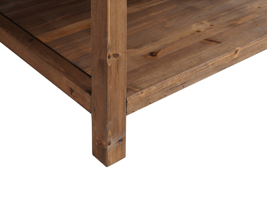 Austin 36" Vanity Base Built With Reclaimed Wood in Walnut Finish - Design Element Bath Kitchen - Bathroom Vanity -