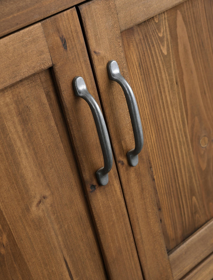 Austin 48" Vanity Base Built With Reclaimed Wood in Walnut Finish - Design Element Bath Kitchen - Bathroom Vanity -