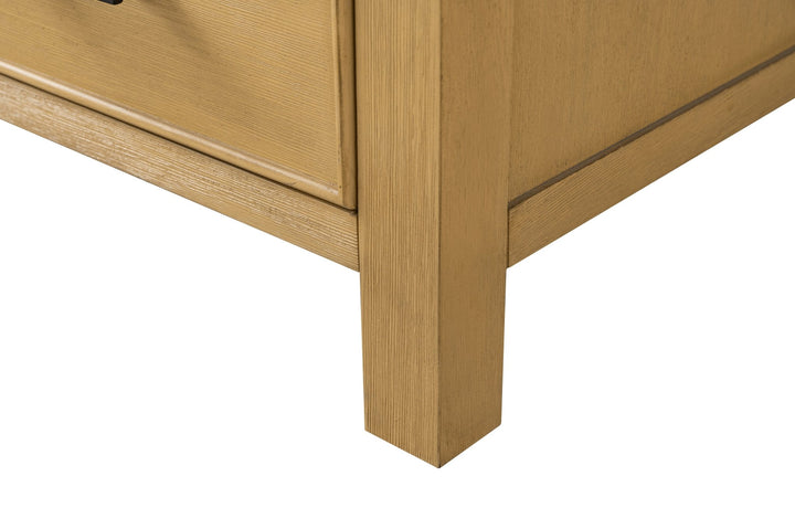 Estate 102" Double Sink Bathroom Vanity Modular Set with White Quartz Top - Design Element Bath Kitchen - Bathroom Vanity - White with Silver Satin Hardware