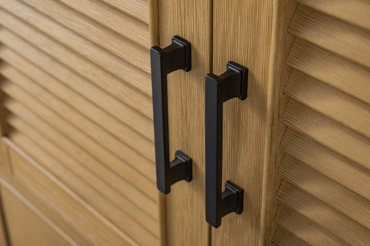 Estate 102" Double Sink Bathroom Vanity Modular Set with White Quartz Top - Design Element Bath Kitchen - Bathroom Vanity - White with Silver Satin Hardware