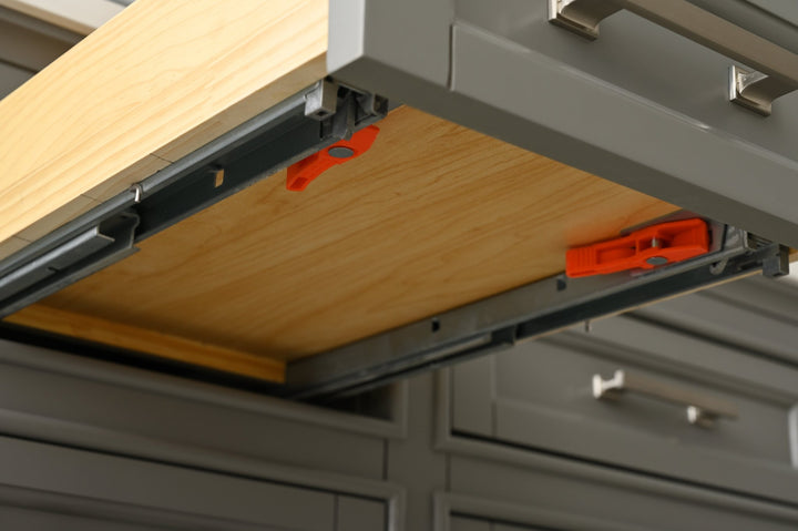 Milano 84" Double Sink Vanity with White Quartz Top - Design Element Bath Kitchen - Bathroom Vanity - Navy with Satin Gold Hardware