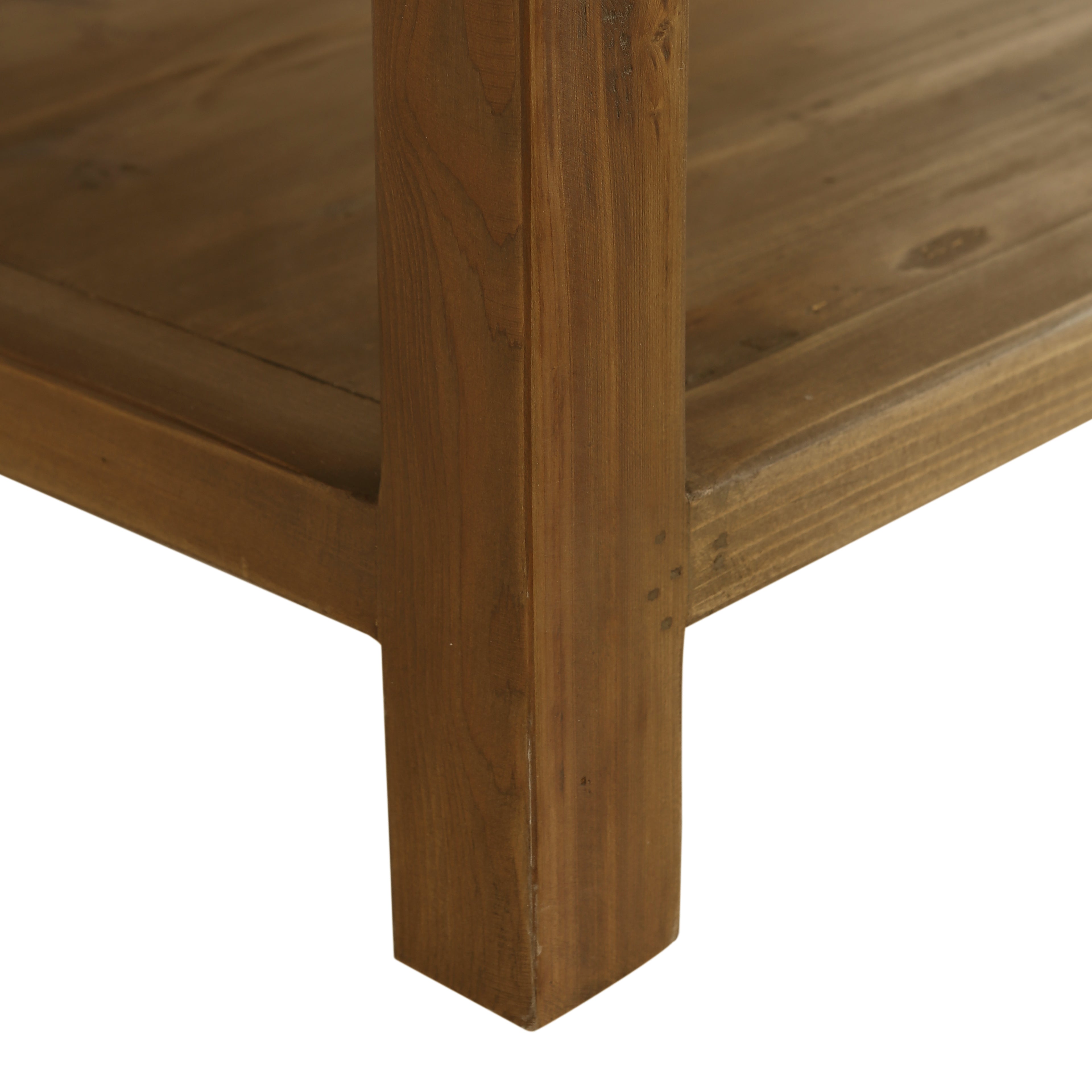 Austin 36" Bathroom Vanity Base Built With Reclaimed Wood in Walnut Finish
