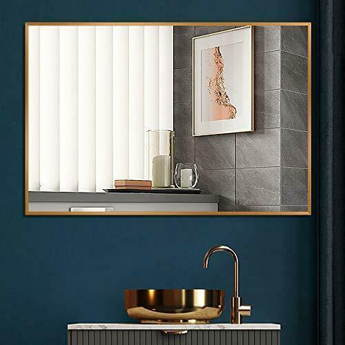 Vera 24 x 32 Rectangular Mirror with Modern Metal Framed