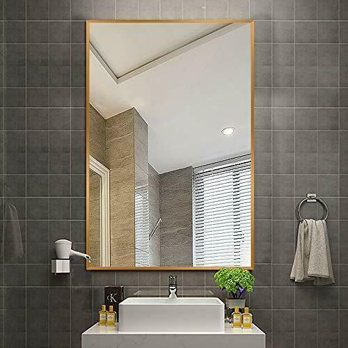 Vera 24 x 32 Rectangular Mirror with Modern Metal Framed