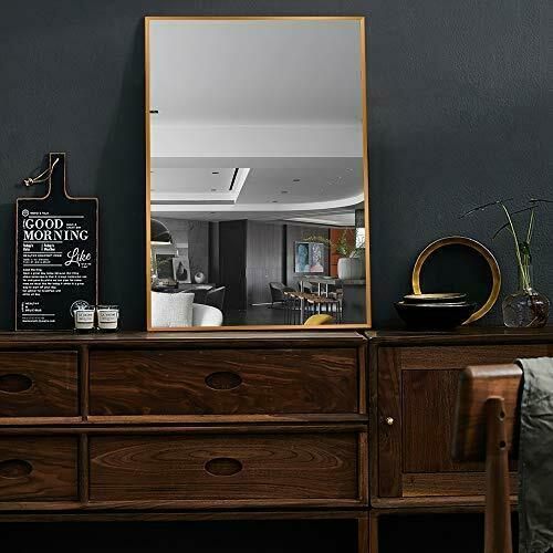 Vera 24 x 32 Rectangular Mirror with Modern Metal Framed