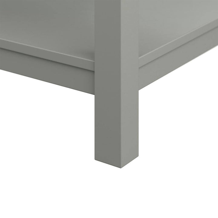 Affinity 61" Double Sink Vanity with White & Gray Carrara Marble Top