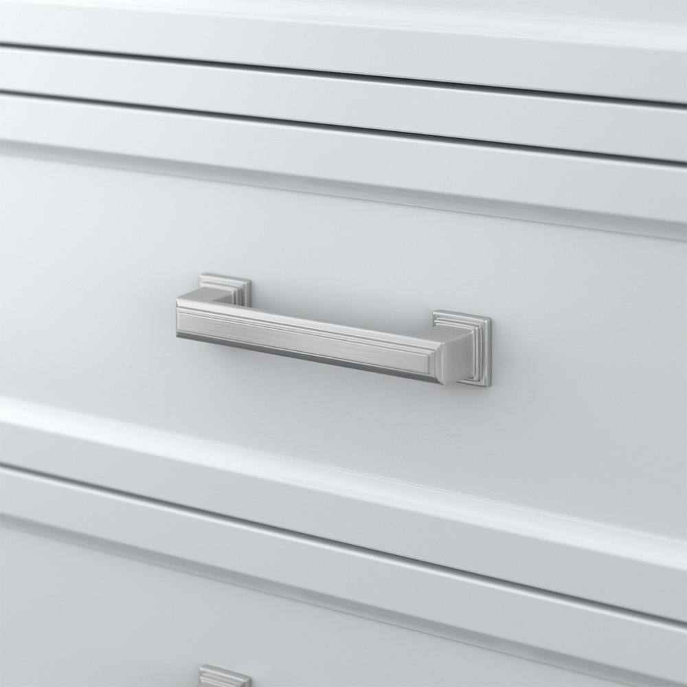 Affinity 72" Double Sink Vanity with White & Gray Carrara Marble Top