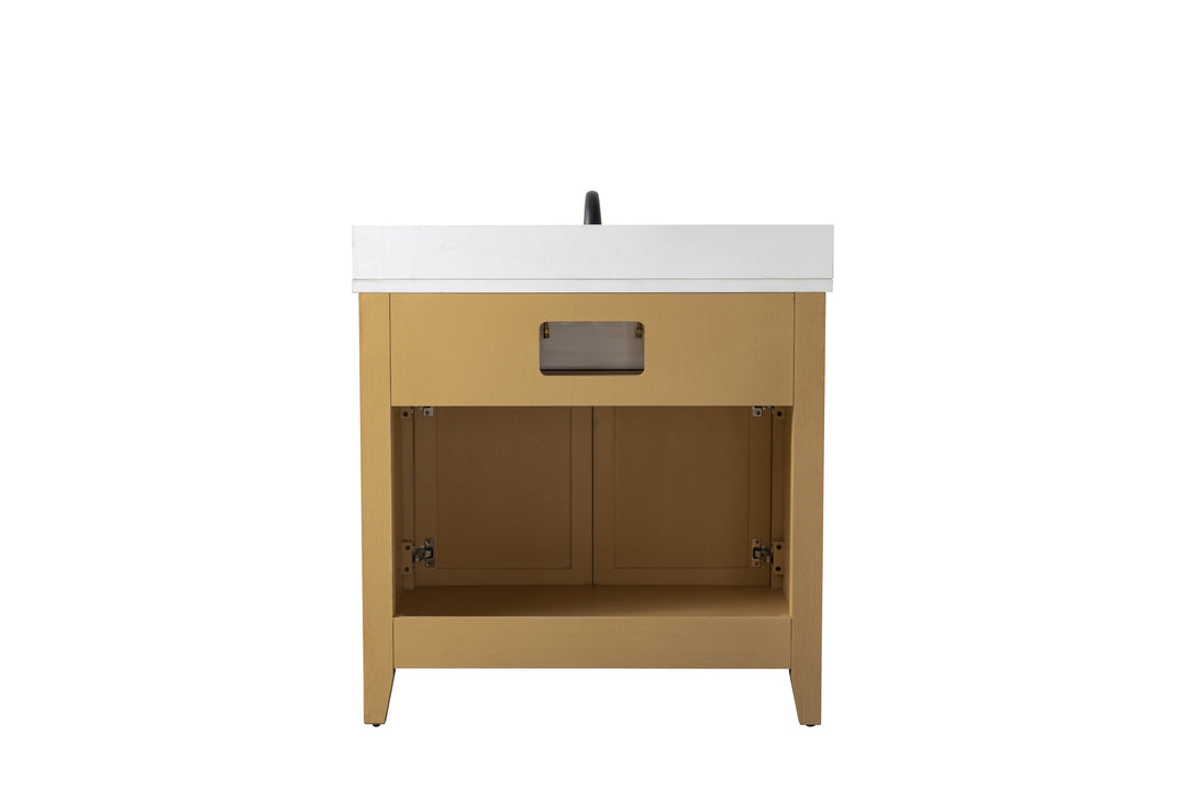 Burbank 36" Single Sink Vanity with Quartz Top