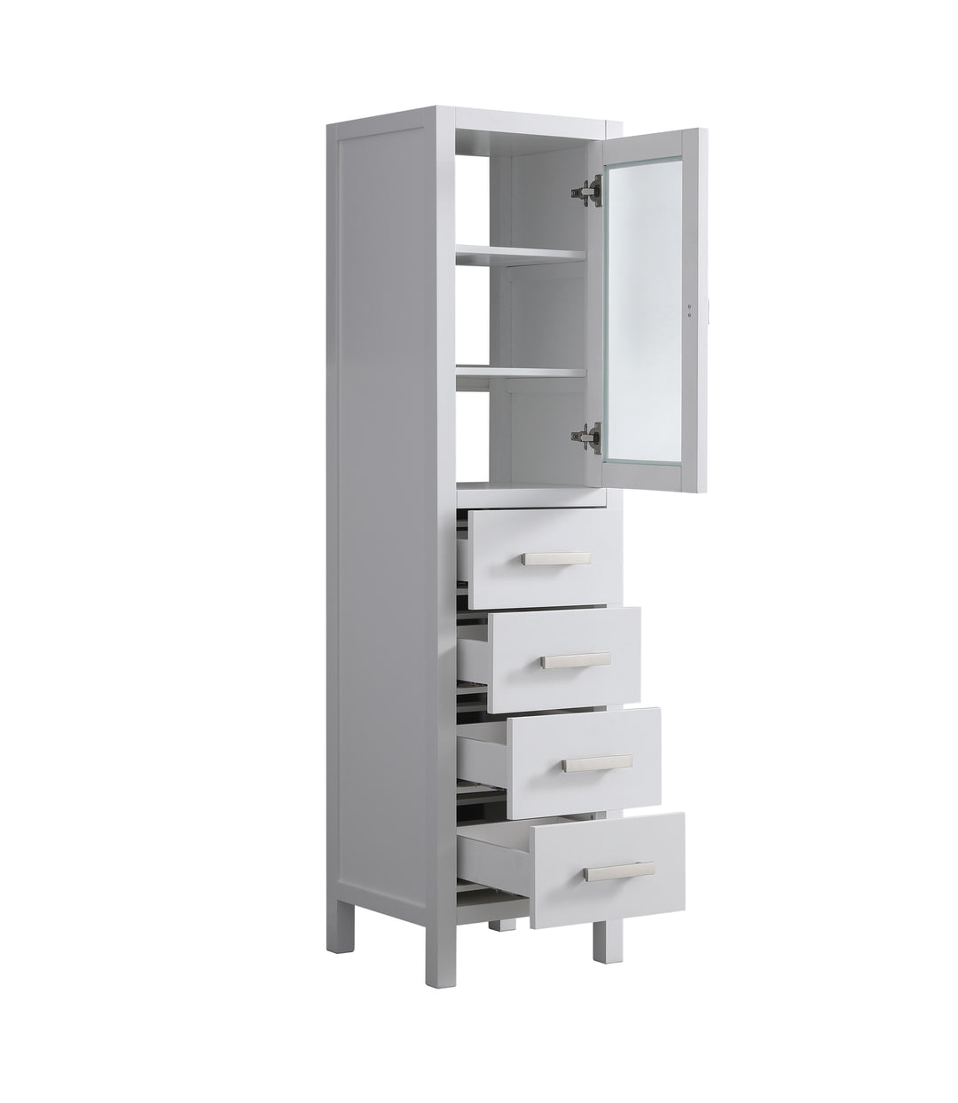 London 66" H x 18" W Linen Tower