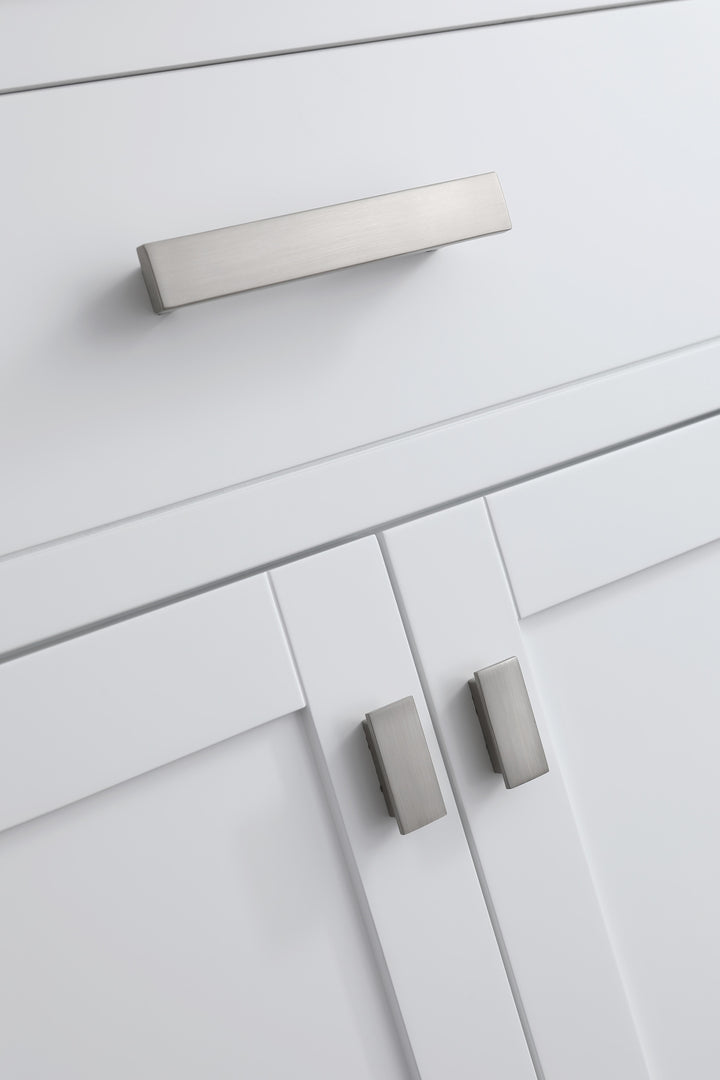 London 60.5" Double Sink Vanity Cabinet Only in White