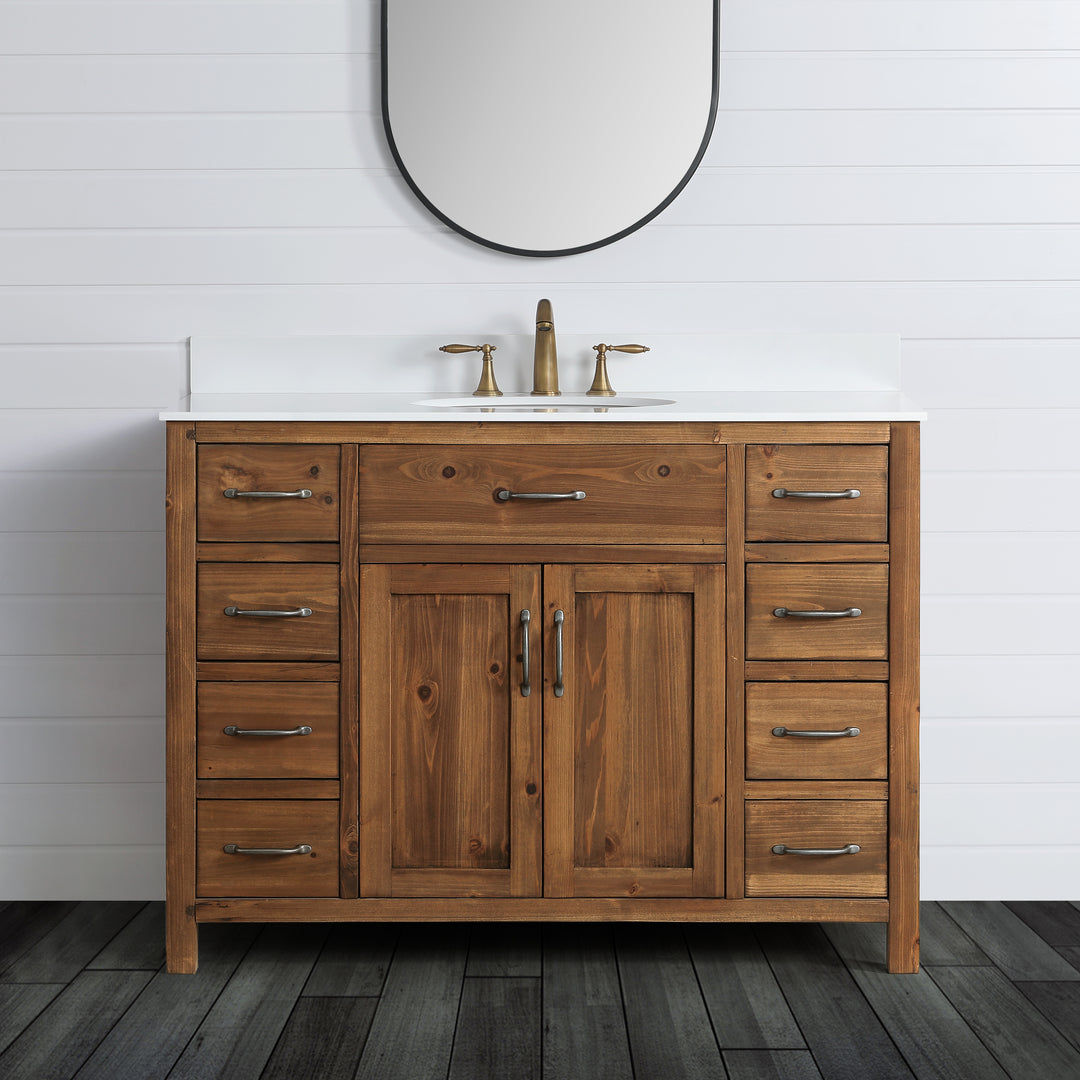Bryson 48" Vanity Base Only in Walnut