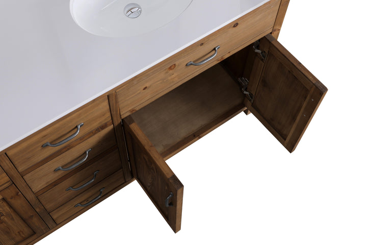 Bryson 72" Vanity Base Only in Walnut