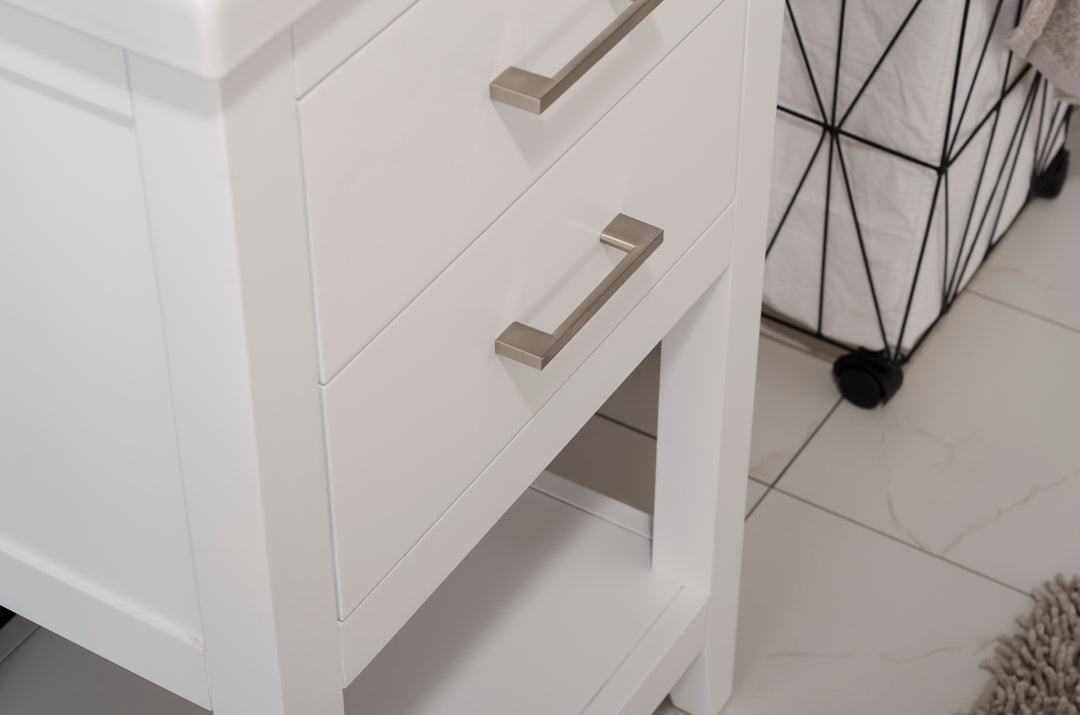 Cara 20" Single Sink Vanity with Porcelain Top
