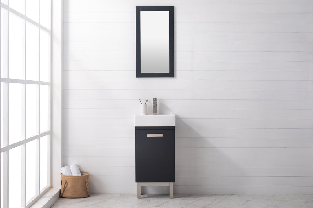 Stella 16.5" Single Sink Vanity with Porcelain Top