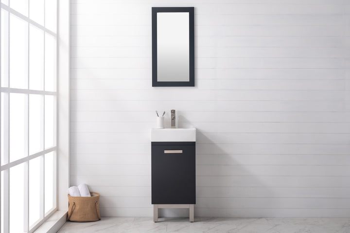 Stella 16.5" Single Sink Vanity with Porcelain Top