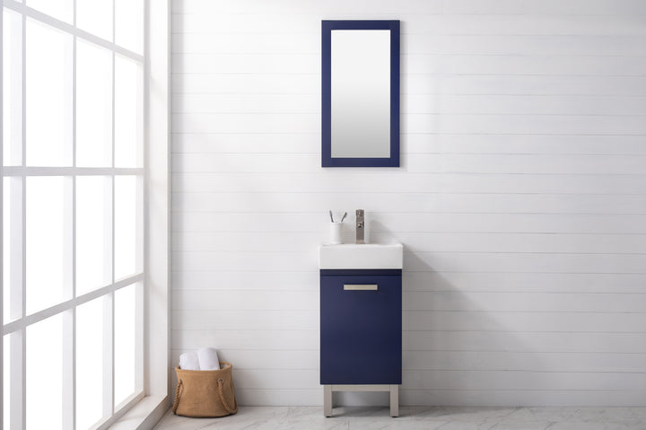 Stella 16.5" Single Sink Vanity with Porcelain Top
