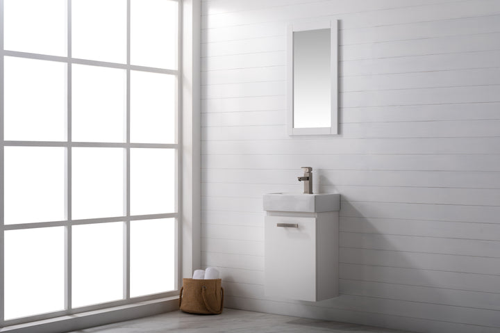 Stella 16.5" Single Sink Vanity with Porcelain Top