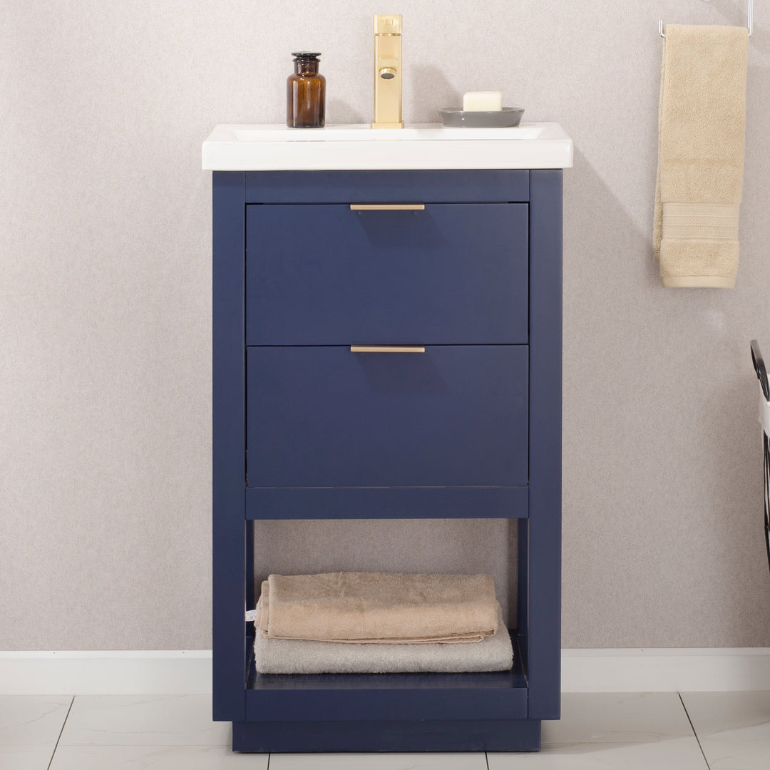 Klein 24" Single Sink Vanity with Porcelain Top