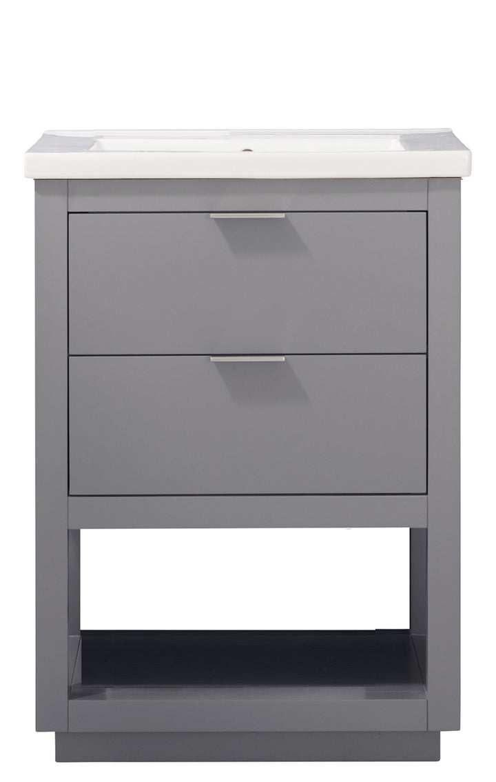 Klein 24" Single Sink Vanity with Porcelain Top