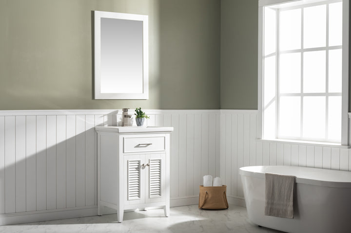 Cameron 24" Single Sink Vanity with Porcelain Top