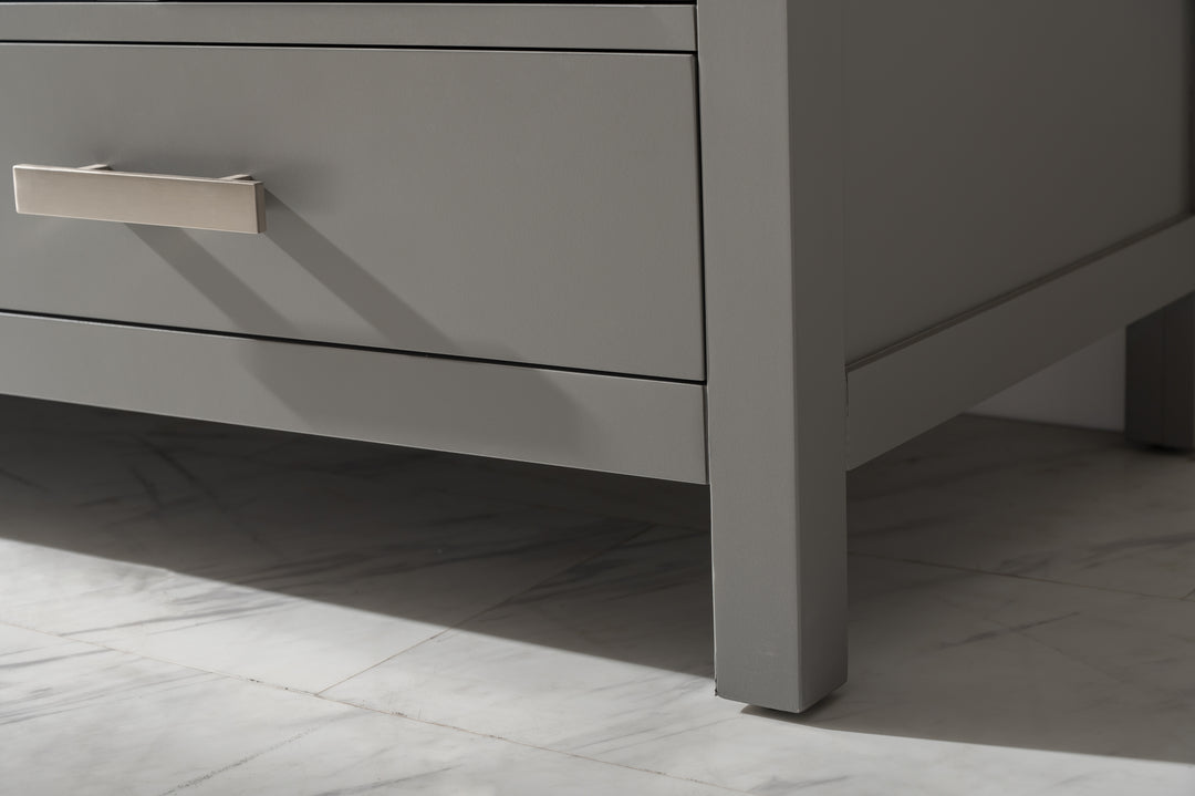 Valentino 72" Single Sink Vanity with White Quartz Top