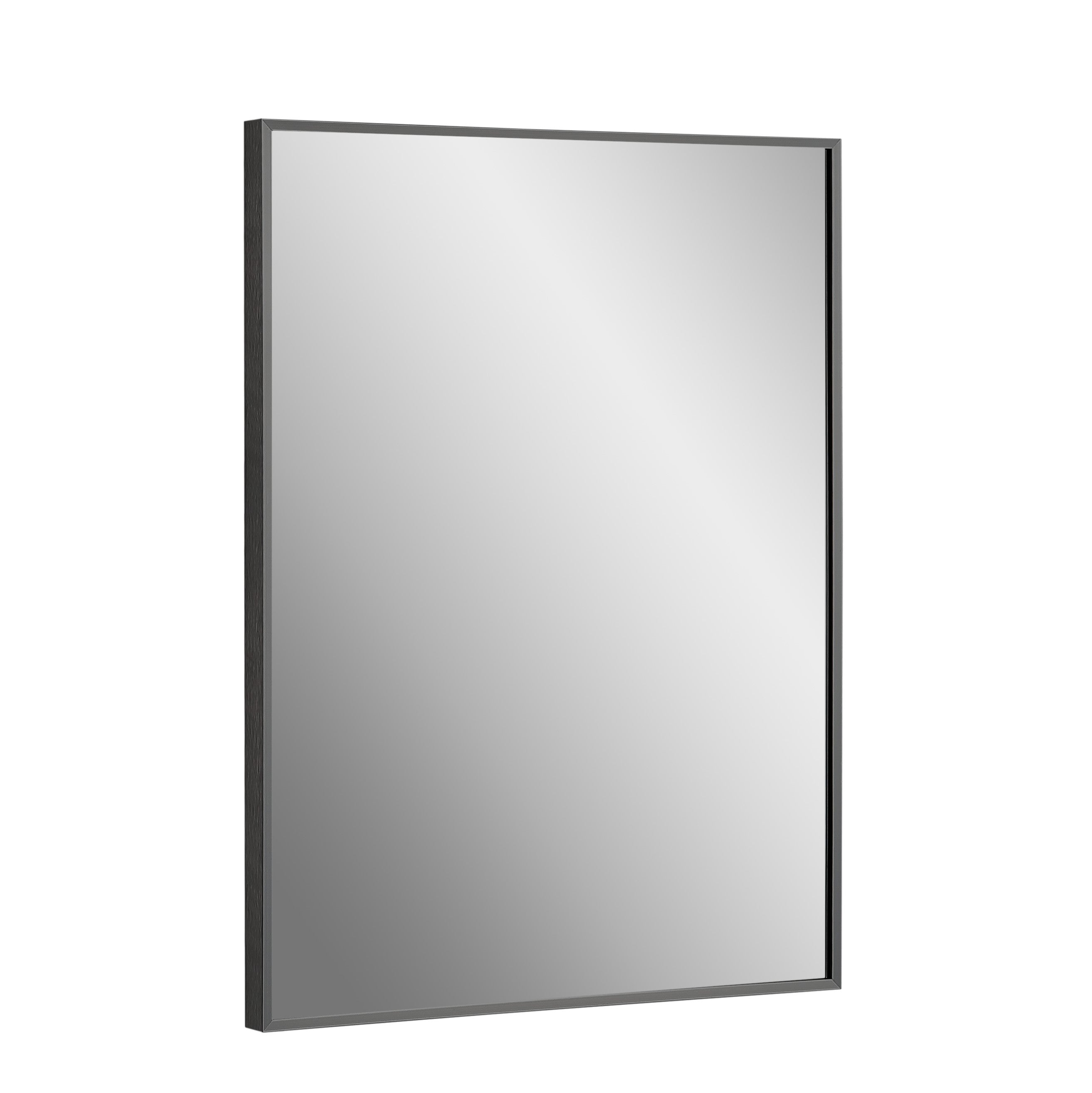 Vera 24 x 32 Rectangular Mirror with Modern Metal Framed